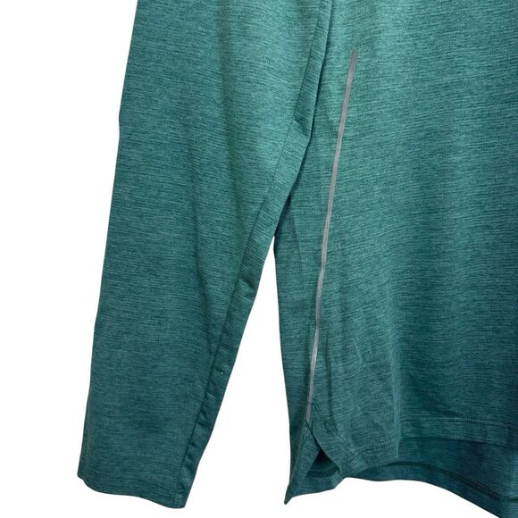 Lululemon Fast Free Long Sleeve Running Shirt Mens Large Green Reflective Tee - Picture 3 of 5